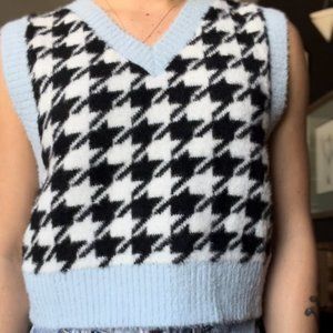 H&M Houndstooth Vest
